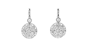 .50 ct. t.w. Diamond Multi-Shape Drop Earrings in Sterling Silver