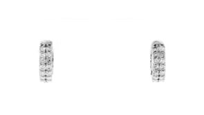 1.00 ct. t.w. Diamond Huggie Hoop Earrings in Sterling Silver