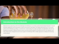 Module 1: Introduction to Aromatherapy