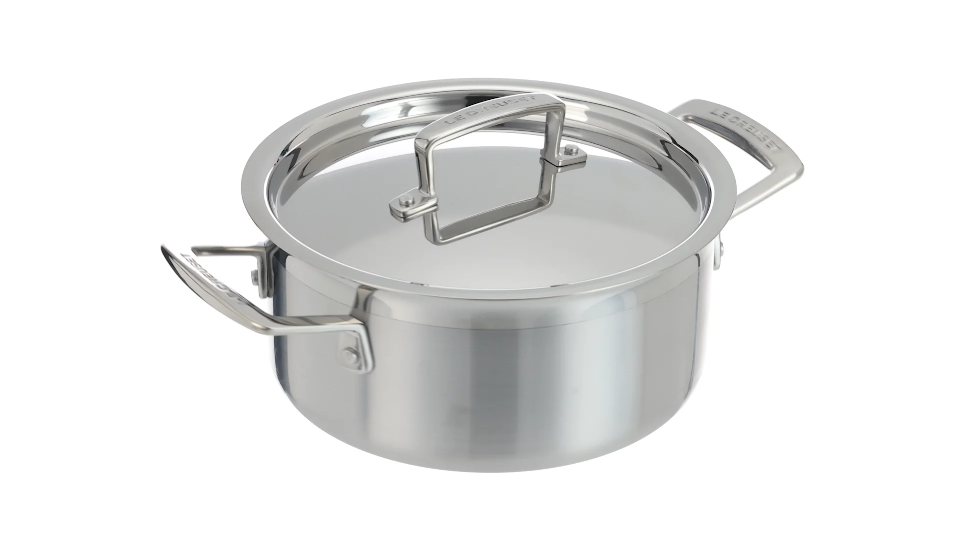 3-ply Stainless Steel Casserole with Lid | Le Creuset UK