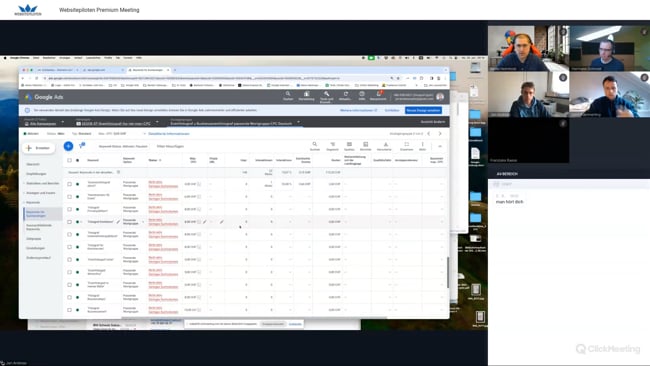 Keywords mit wenig Such-Volumen, mit SEO & Leadmagneten zu Erst-Gesprächen, Negative Keywords, Qualitätsfaktor, manueller CPC & nicht aktivierung von nicht oft genutzten Conversion-Tags mit Michael Klein vom 29.01.23