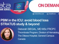 240130 PBM in the ICU: avoid blood loss STRATUS study & beyond