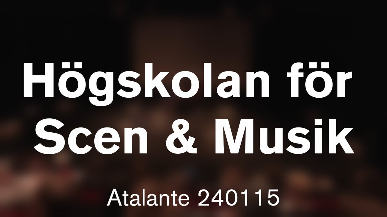 240115 | Högskolan för Scen & Musik | Sirenfestivalen | Dag 1