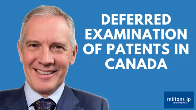 Canadian patents deals