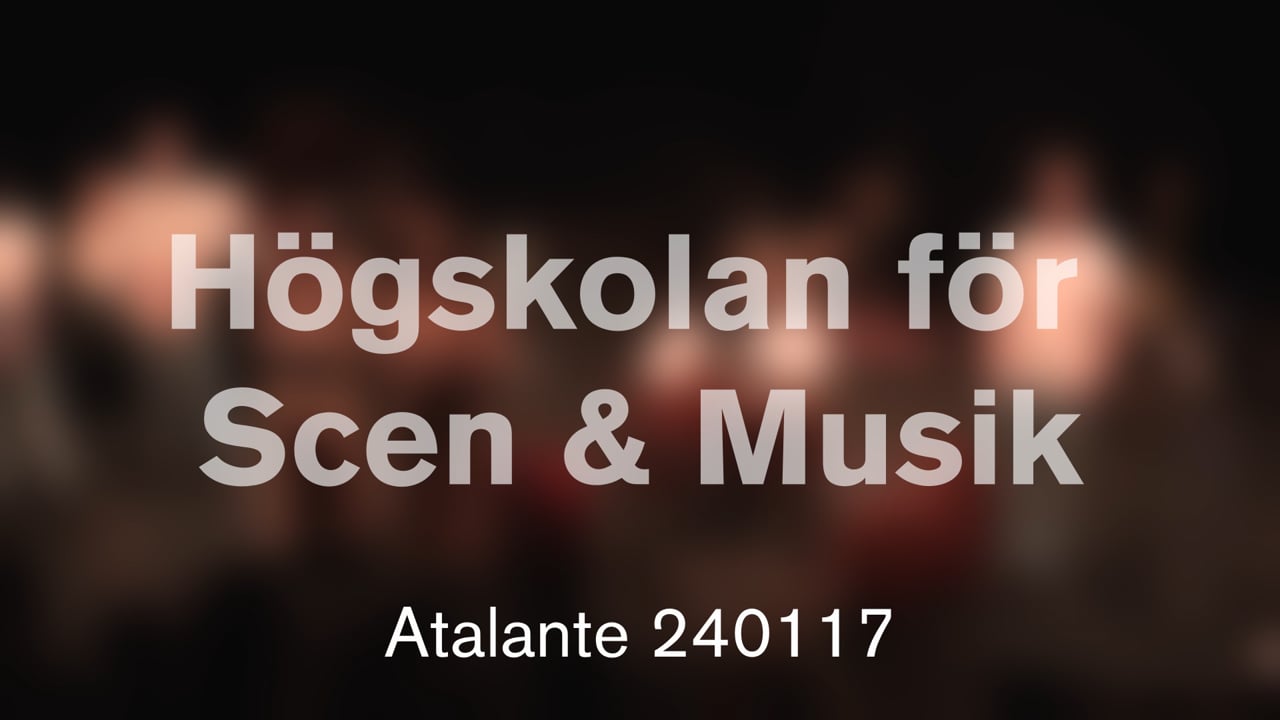 240117 | Högskolan för Scen & Musik | Sirenfestivalen | Dag 3