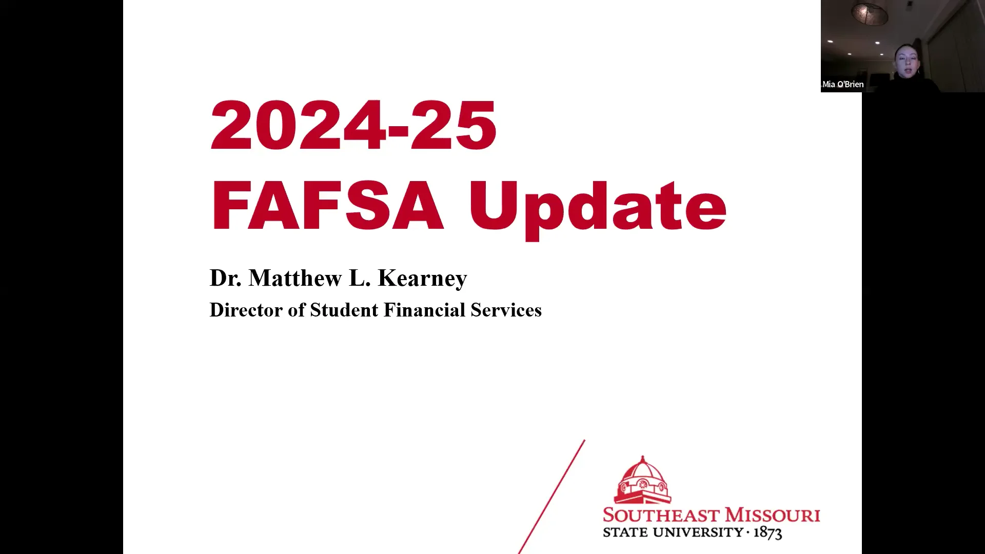 20242025 FASFA Update on Vimeo