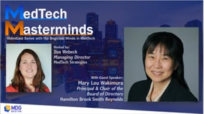 MedTech Strategies is thrilled to sponsor the development and launch of MDG MedTech Masterminds.