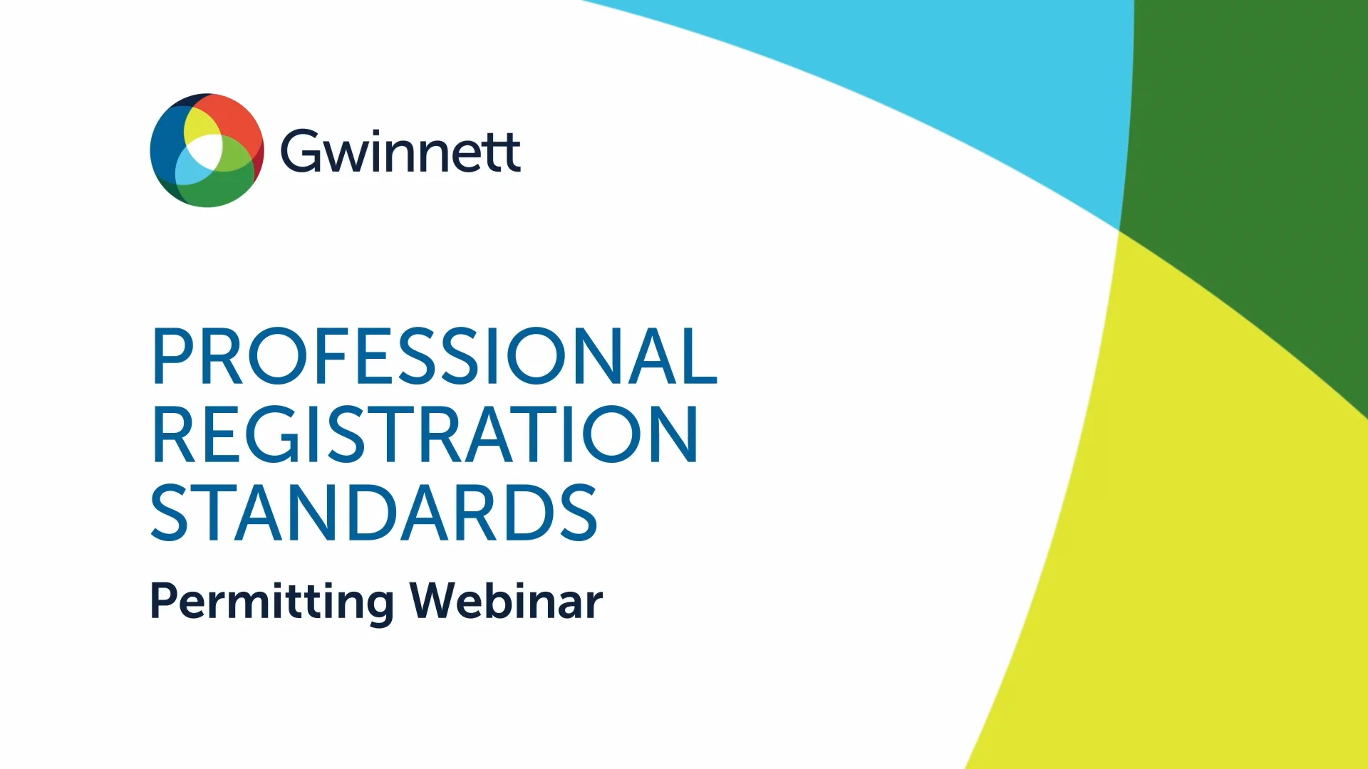 Professional Registration Standards Permitting inar on Vimeo