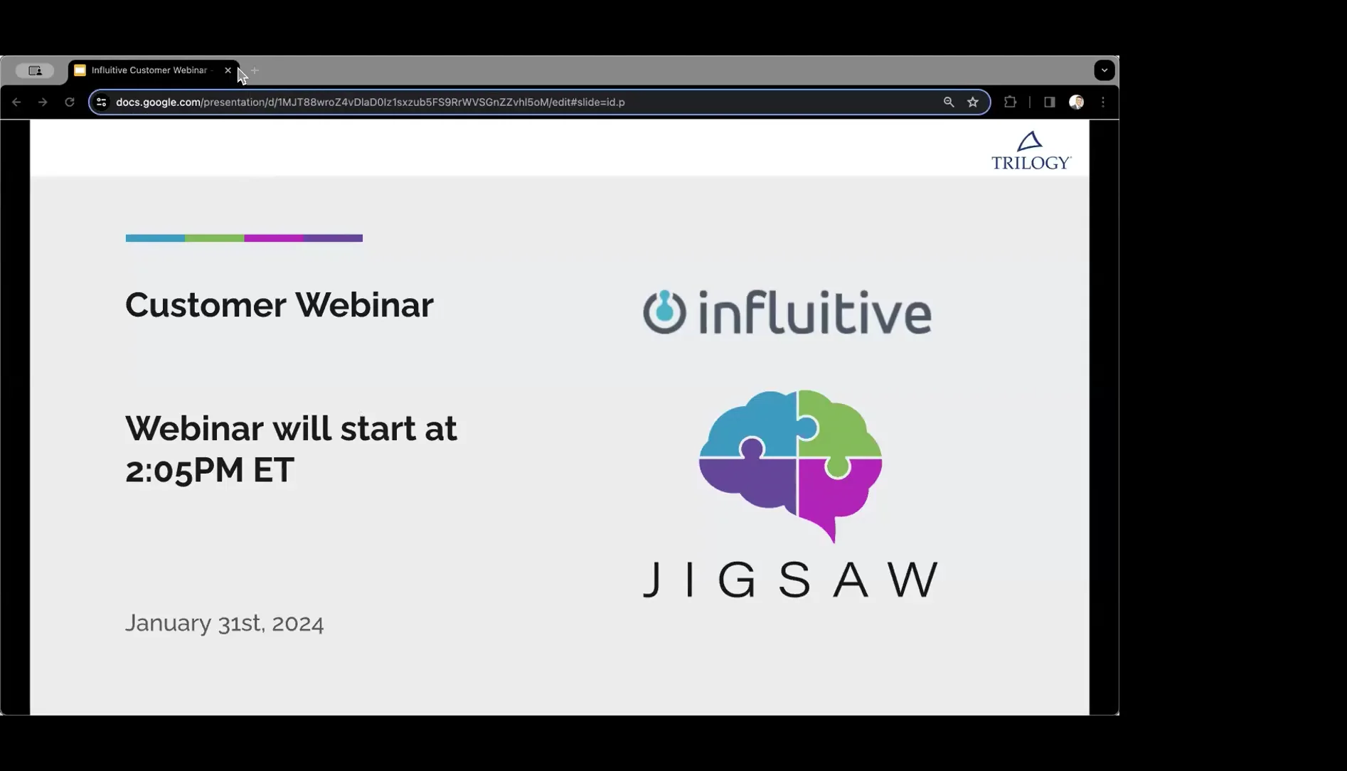 Influitive/Jigsaw Customer Success inar January 31, 2024 on Vimeo