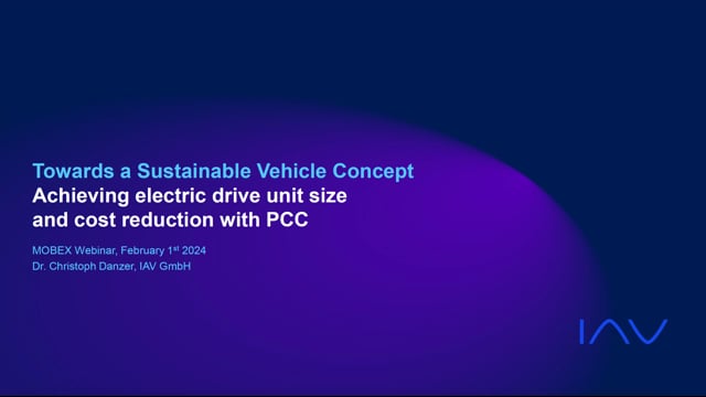 Achieving electric drive unit size and cost reduction with PCC