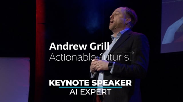 AI Expert The Actionable Futurist® Andrew Grill Keynote Showreel