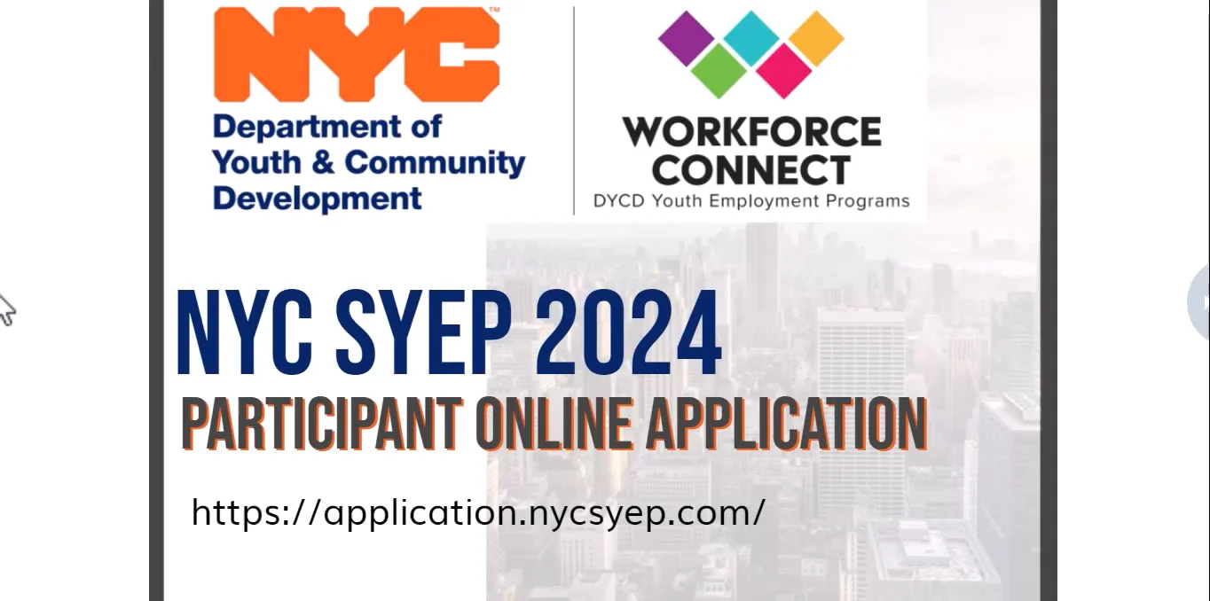 NYC SYEP 2024 Participant Online Application on Vimeo