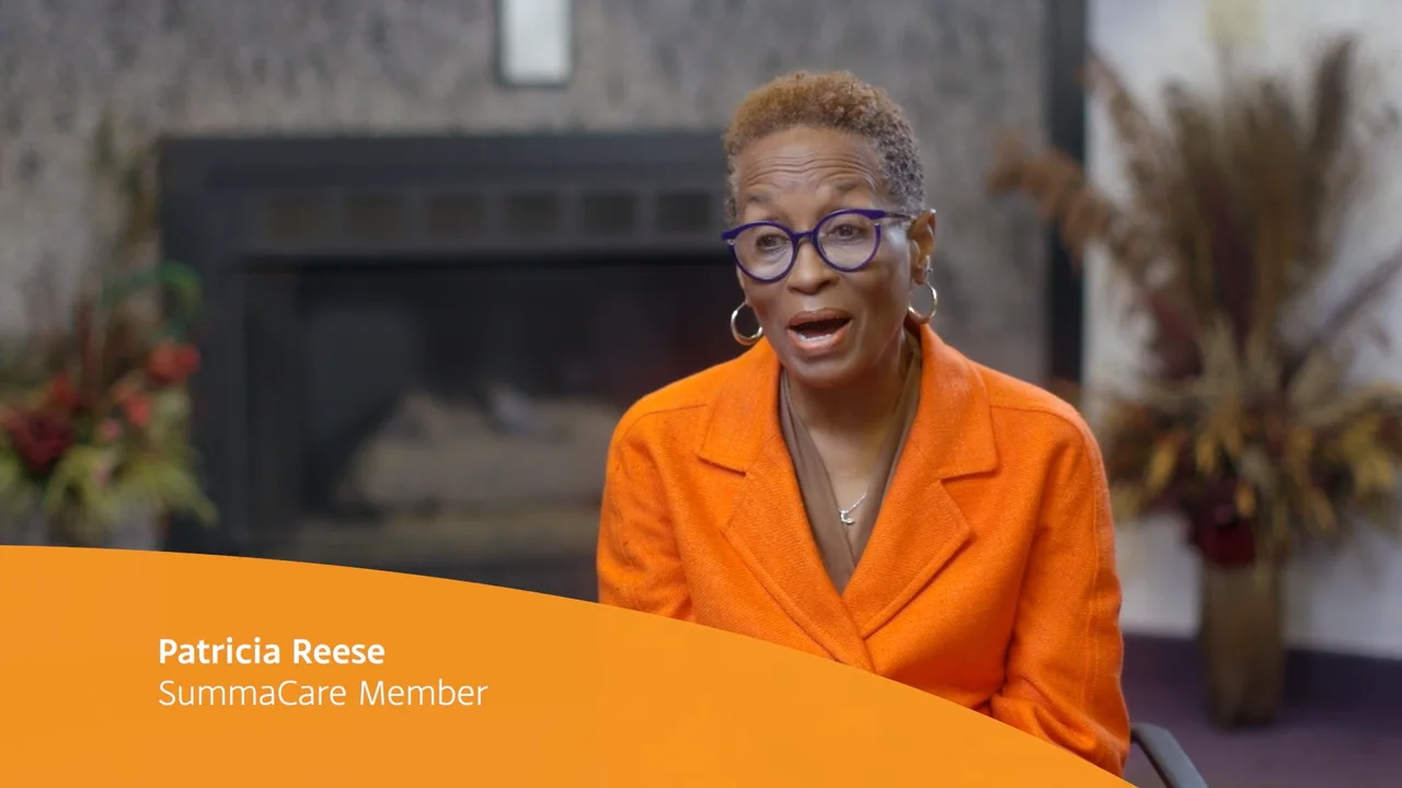 Patricia Reese appreciates her SummaCare Medicare Advantage coverage