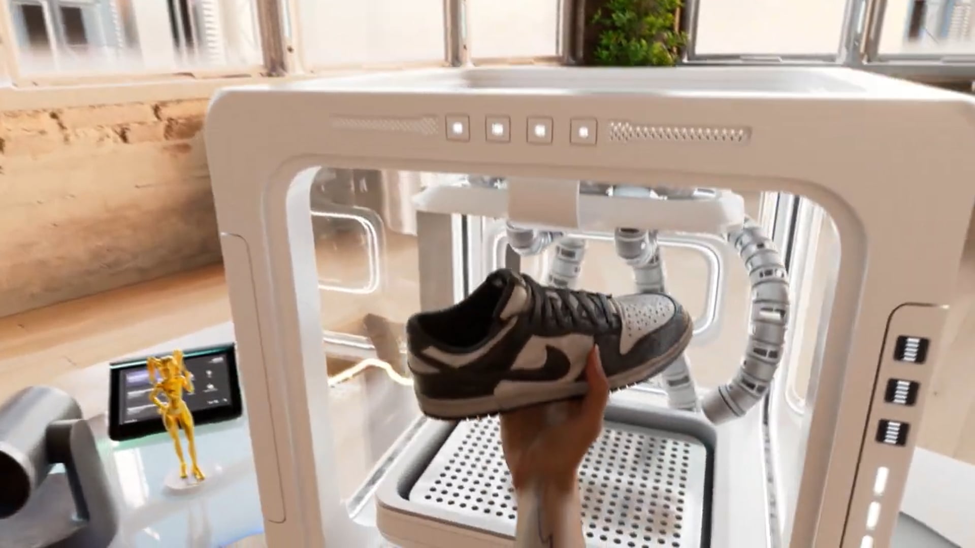 RTFKT x Nike Dunk Genesis "Void" 3D Printer Video