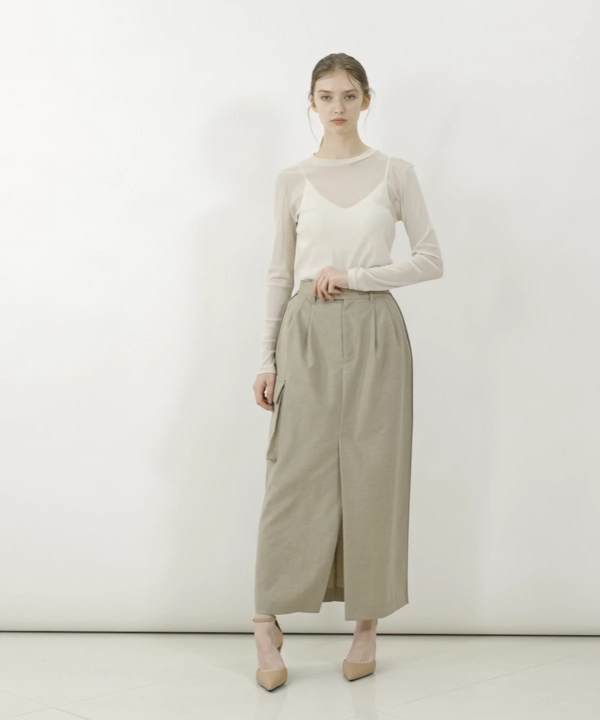 Sov. / チュールロングスリーブプルオーバー TOPS Night STORE Sov. / チュールロングスリーブプルオーバー TOPS Night STORE