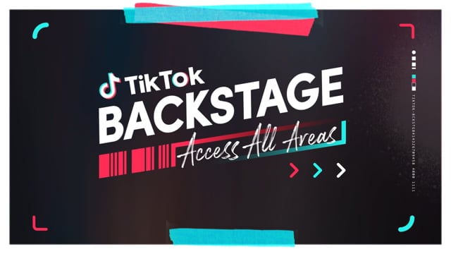 TikTok — Backstage Social Promo