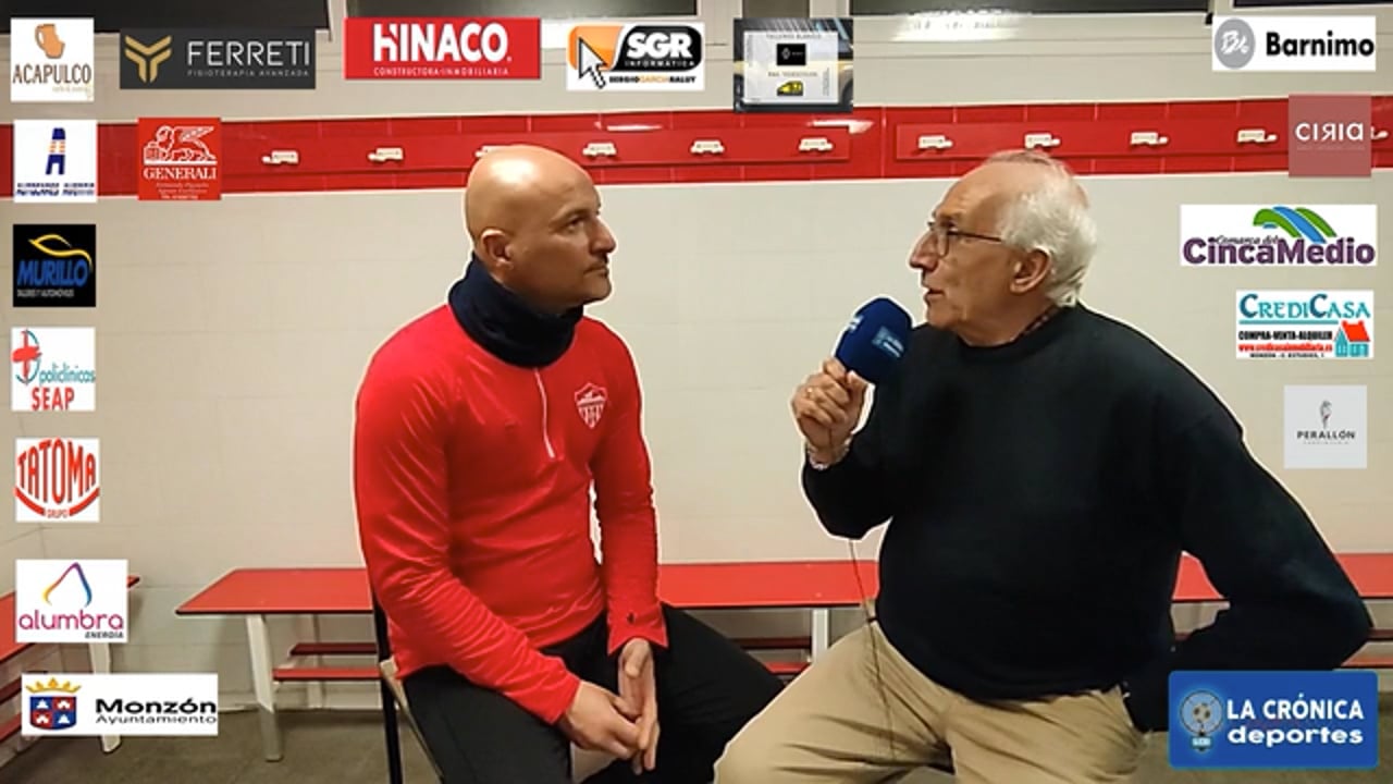 LA PREVIA / Monzón - Cariñena / J 19 / Ismael Mariani (Entrenador At Monzón Alumbra) 3ª División