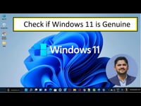 How to check if Windows 11 is genuine