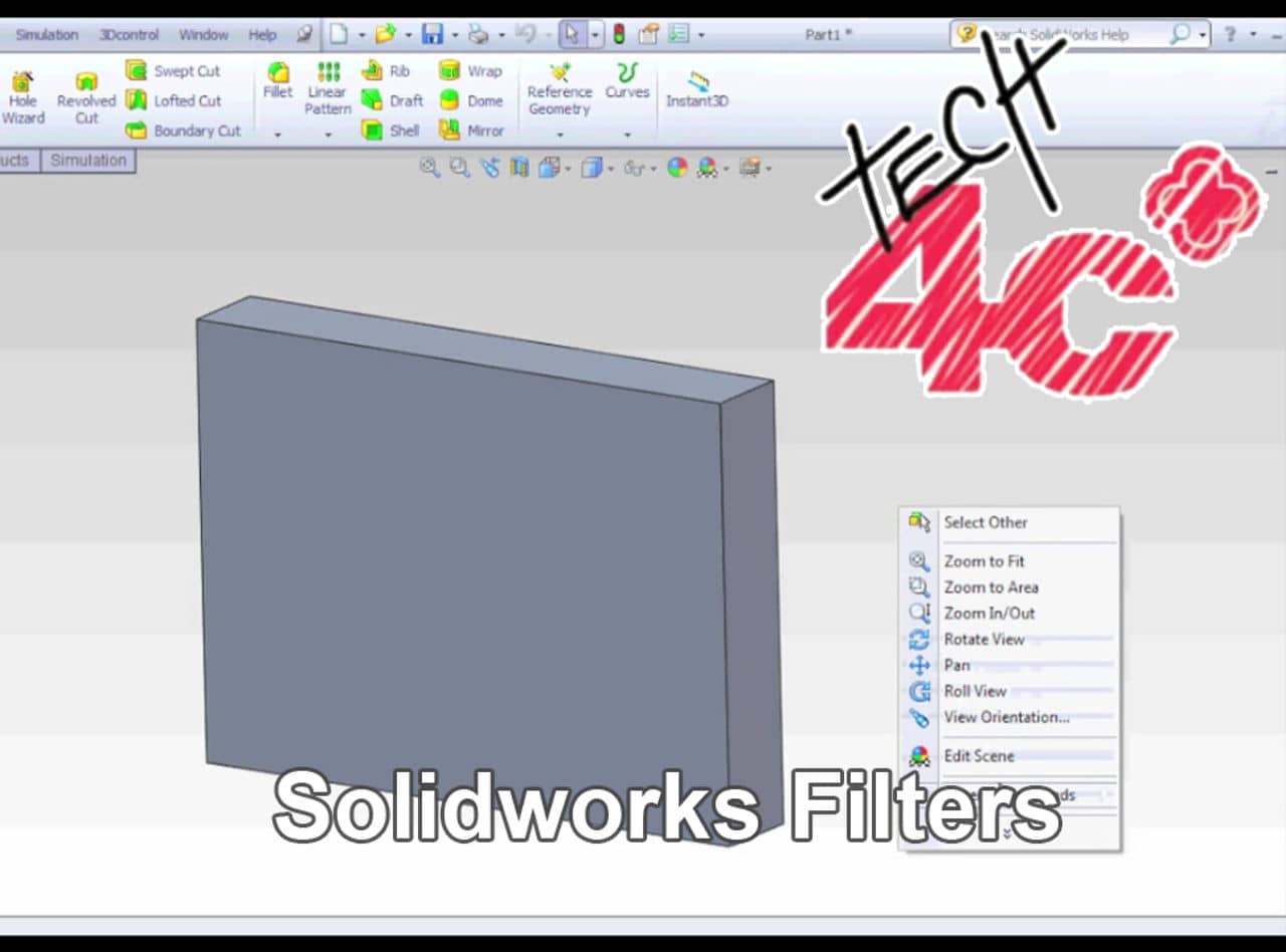 4c Tech - Solidworks Can't Select Faces, Edges, Vertices on Vimeo