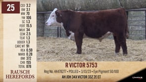 Lot #25 - R VICTOR 5753