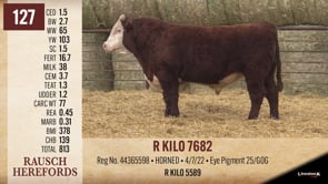Lot #127 - R KILO 7682