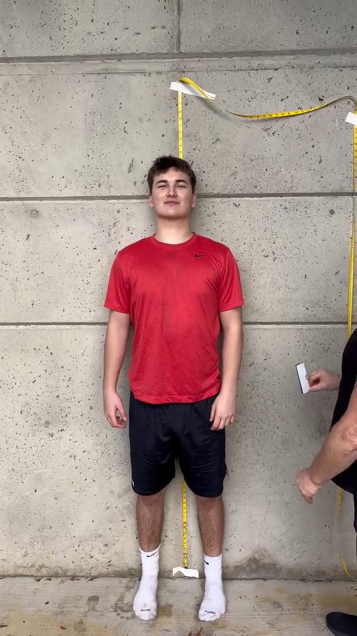 Watch kegan mcallister's Height: 73.5 inches