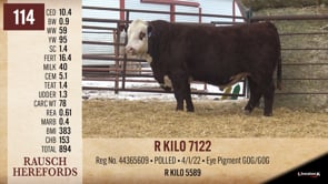 Lot #114 - R KILO 7122