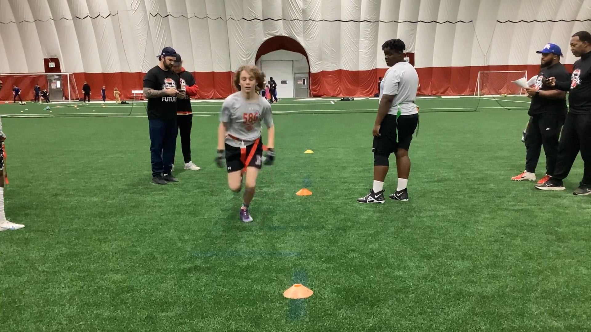 Watch ben gibbs's 5-10-5 Agility: 4.86 seconds