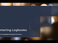 Checking Status of Entries