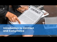 Module 1: Introduction to Contract and Compliance 
