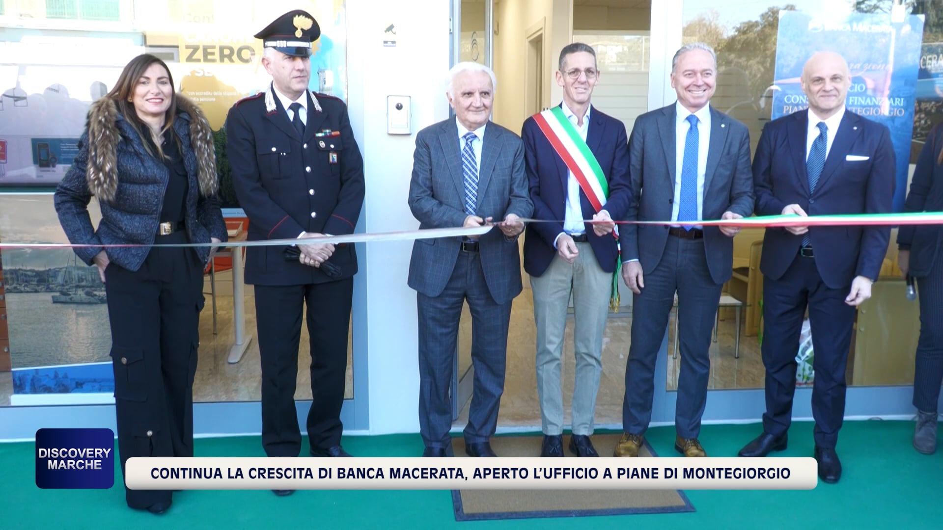Continua la crescita di Banca Macerata, aperto l’Ufficio a Piane di Montegiorgio - VIDEO