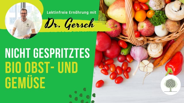 Warum haben Bio Obst- und Gemüse keine Würmer, wenn sie nicht gespritzt sind?