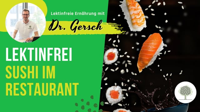 Lektinfrei Sushi im Restaurant essen