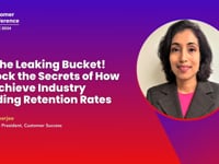 Fix the leaking bucket! Unlock the Secrets of How to Achieve Industry Leading Retention Rates