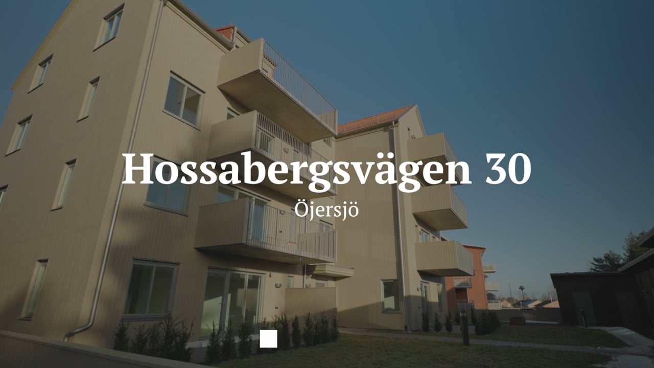 4 rum Lägenhet på Hossabergsvägen 30 Öjersjö Partille kommun - video