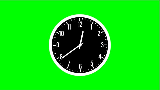 Green Screen, Clock, Time. Free Stock Video - Pixabay