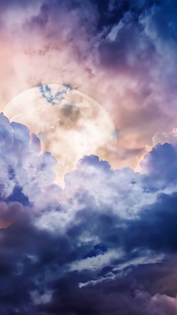 Lua Cheia Nuvens - Free video on Pixabay - Pixabay