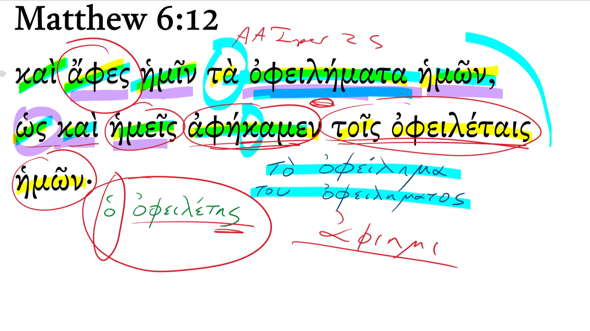 Matthew 6:12 on Vimeo