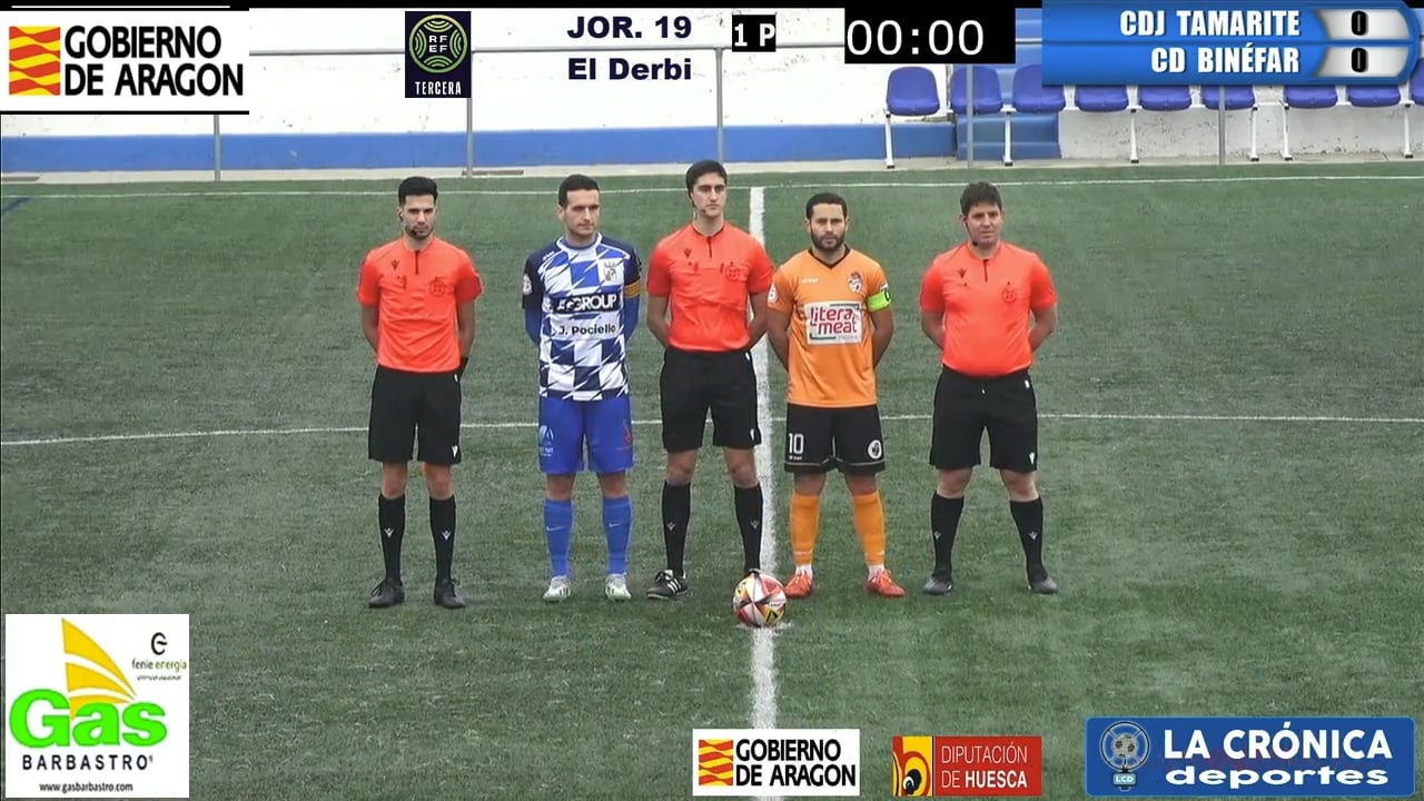 (RESUMEN Y GOLES) CDJ Tamarite 3-2 CD Binéfar / Jor. 19 / Tercera Rfef