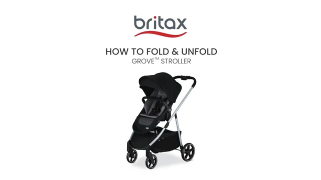 How to Fold and Unfold the Britax Grove Stroller