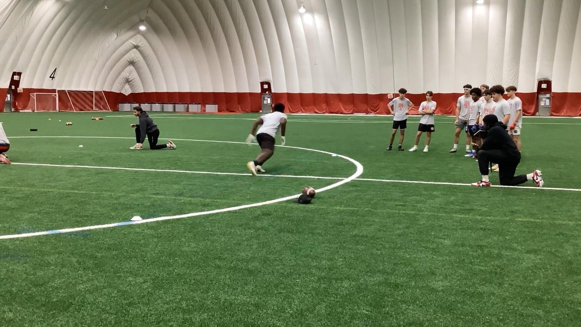 Watch Demario Daley's 5-10-5 Agility: 4.97 seconds