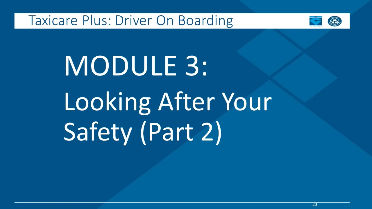 3. New Driver Training - Module 3