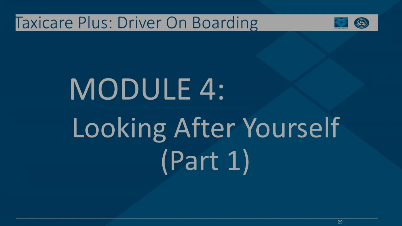 4. New Driver Training - Module 4