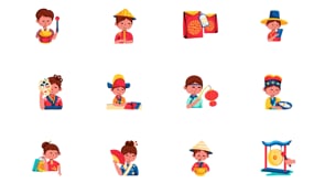 Animated Chinese New Year Icons, a Duotone Icon by Prosymbols (Thumbnail 9 of 9)