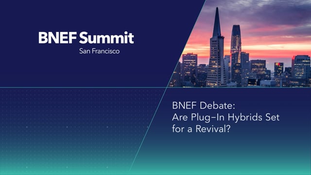 Watch "<h3>BNEF Debate: Are Plug-In Hybrids Set for a Revival?</h3>
Alex Haring, Advanced Transport Senior Associate, BloombergNEF and
Siyi Mi, Electrified Transport Senior Associate, BloombergNEF"