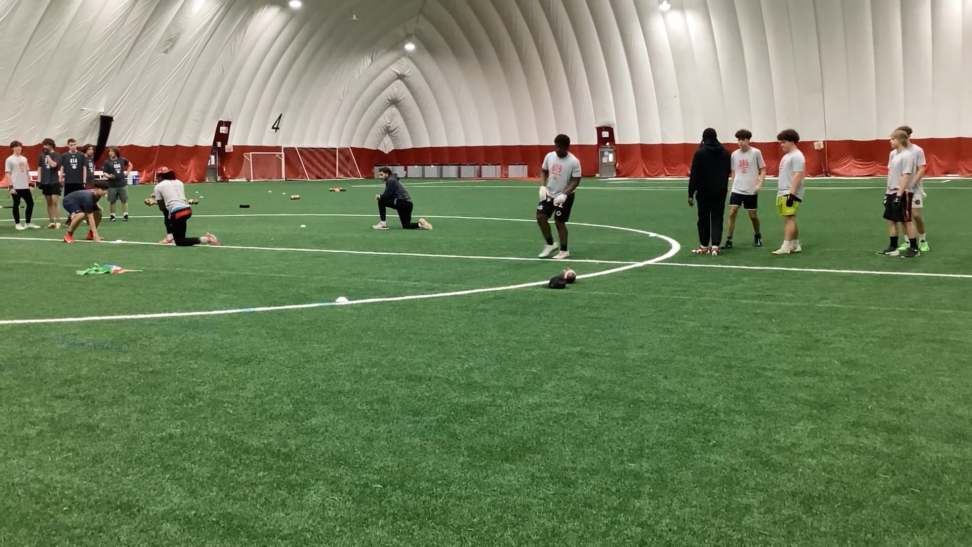 Watch Demario Daley's 5-10-5 Agility: 5.41 seconds
