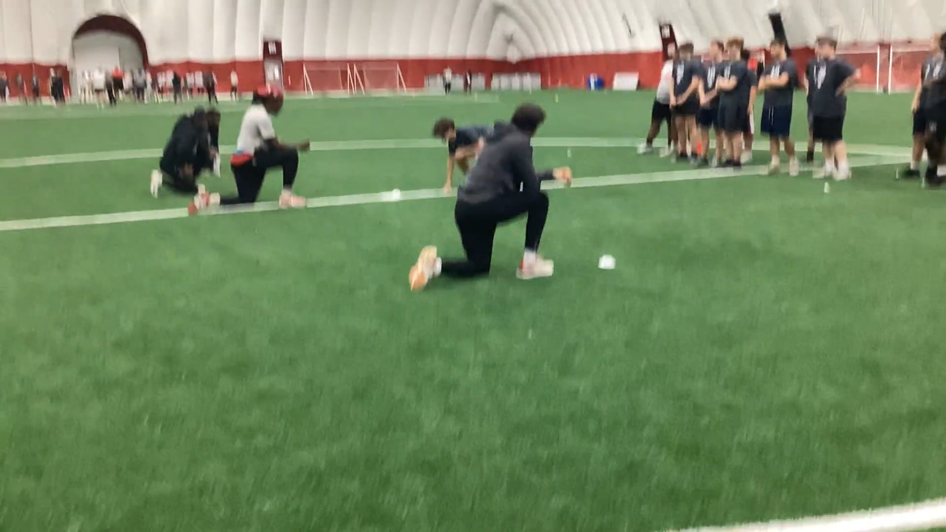 Watch troy laus's 5-10-5 Agility: 4.99 seconds