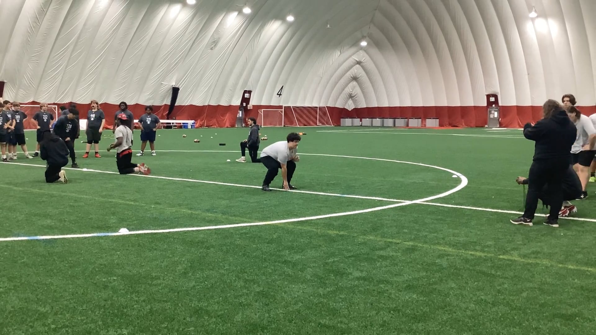 Watch benjamin willson's 5-10-5 Agility: 6.14 seconds