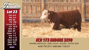 Lot #23 - ECR 173 ENDURE 3298