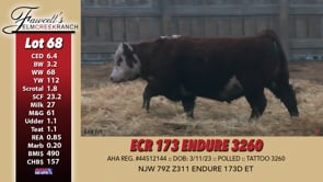 Lot #68 - ECR 173 ENDURE 3260